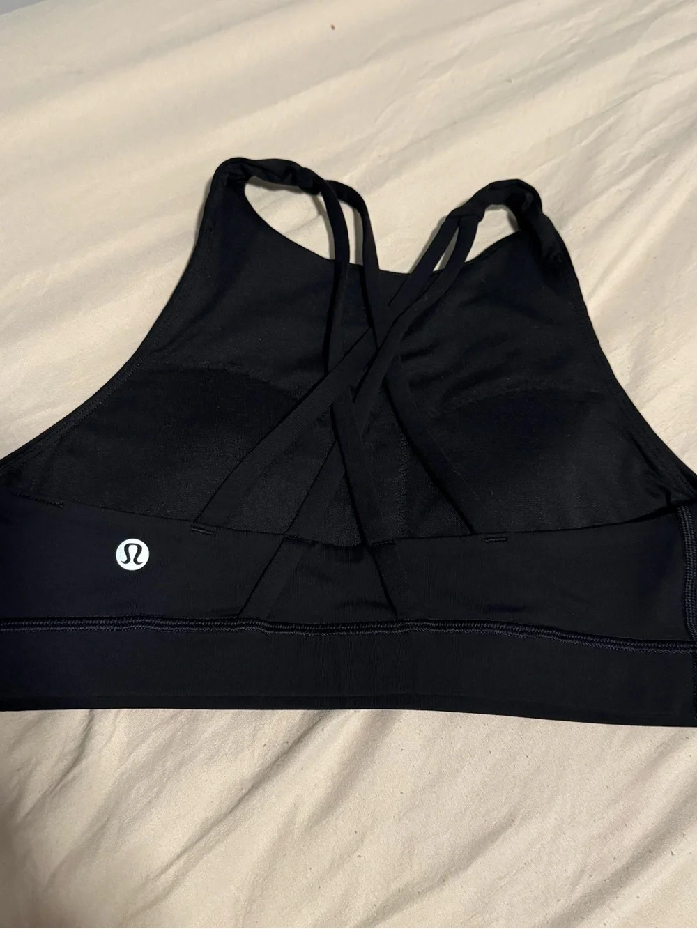 lululemon athletica Black High-Neck Sports Bra